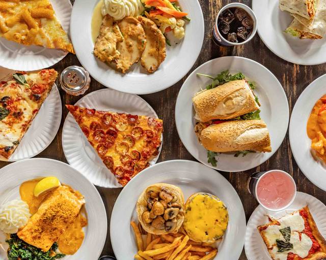 Italian catering spread