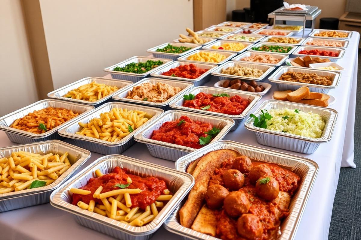 Italian catering trays
